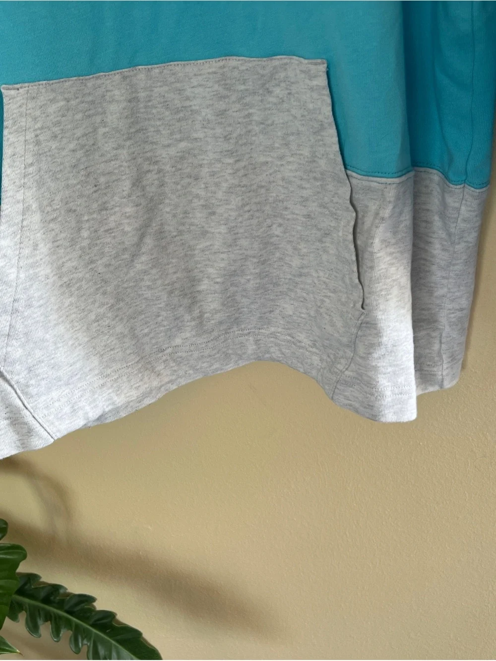Champion Colorblock Crewneck Hoodie - White/Orange/Turquoise/Gray